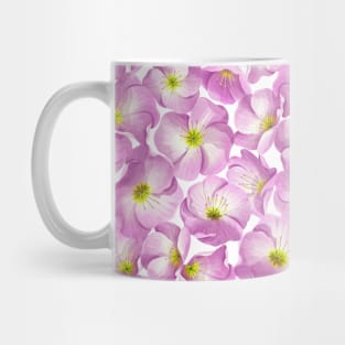 Pink evening primrose floral pattern Mug